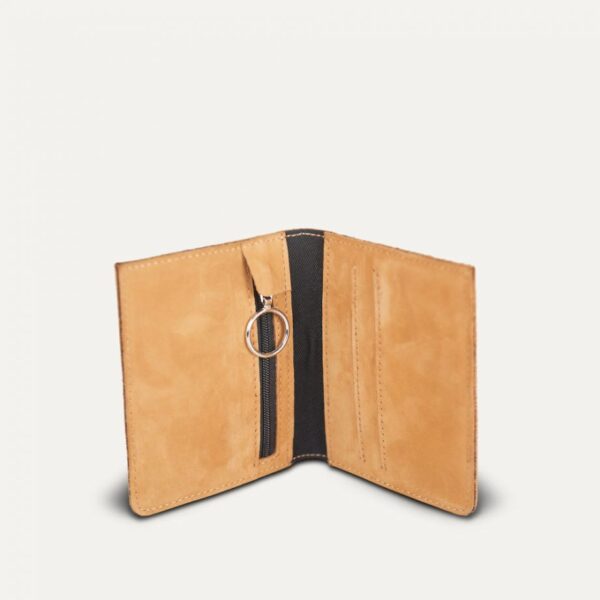 Δερμάτινο Πορτοφόλι - φυσικό ανοιχτόχρωμο δέρμα - Image 2