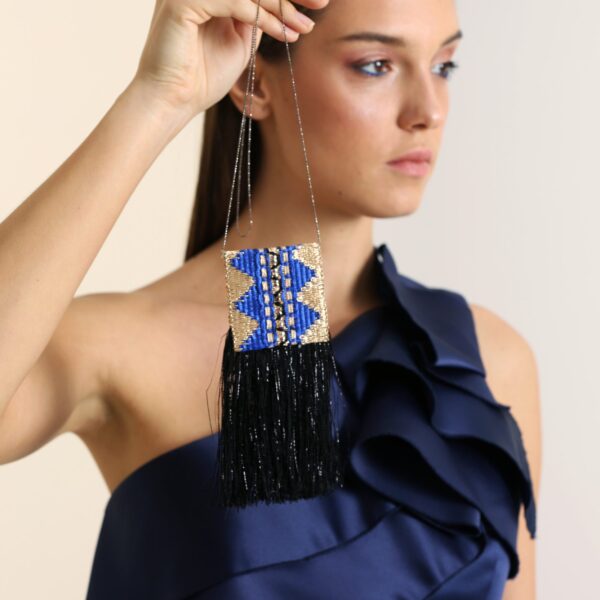 Ευδοξία Χειροποίητο Bραχιόλι - μπλε - Image 4