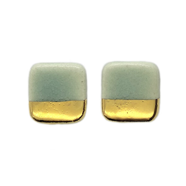 Κεραμικά Σκουλαρίκια Rhea ανοιχτή μέντα