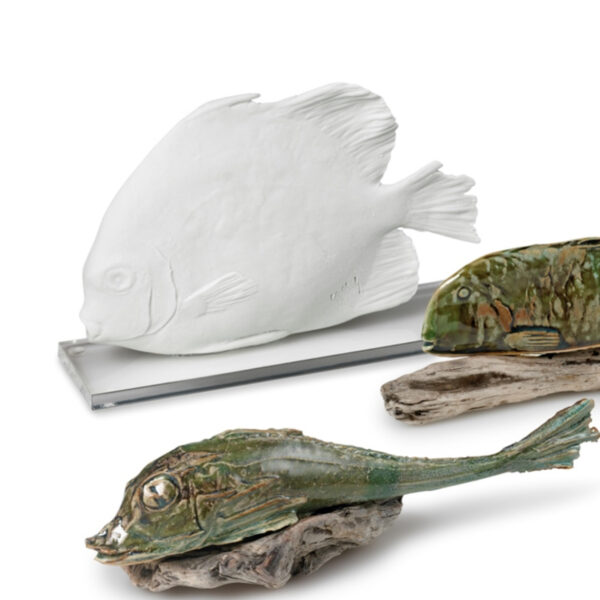 Ψάρι Κεραμικό σε πλεξιγκλάς βάση - Image 2