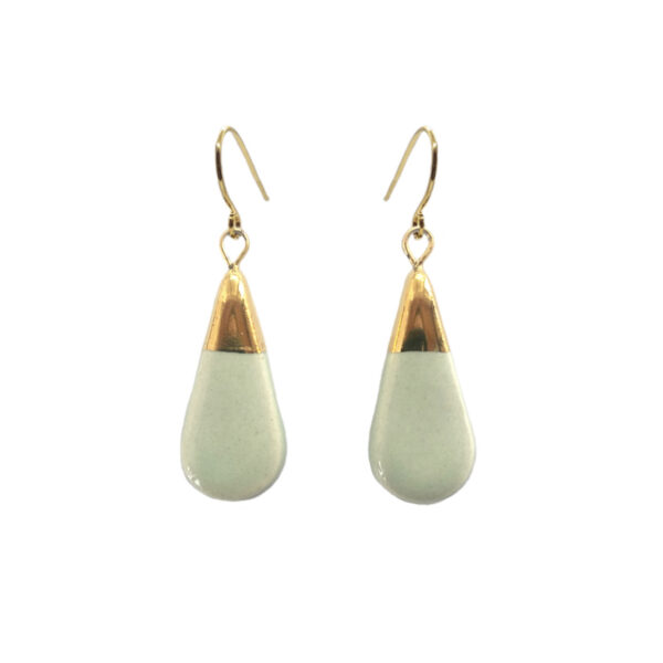 Κεραμικά Σκουλαρίκια Harmonia Celadon