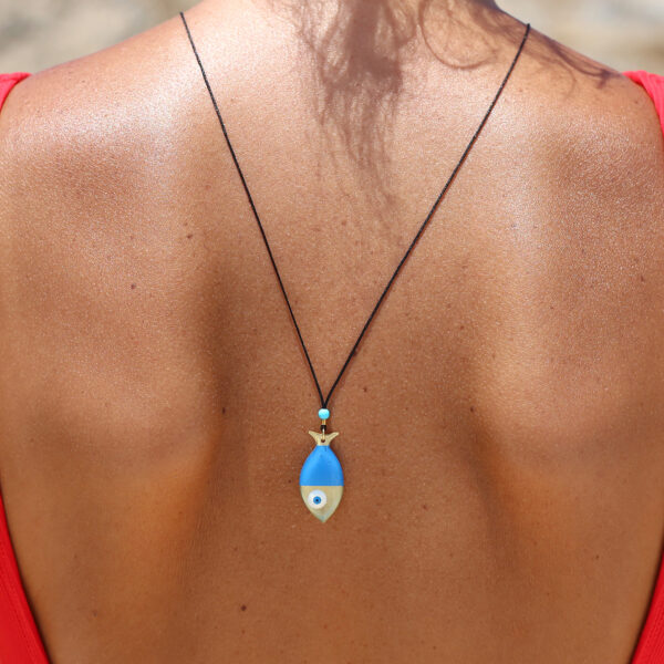 Συλλογή Ψάρι περιδέραιο κορδόνι