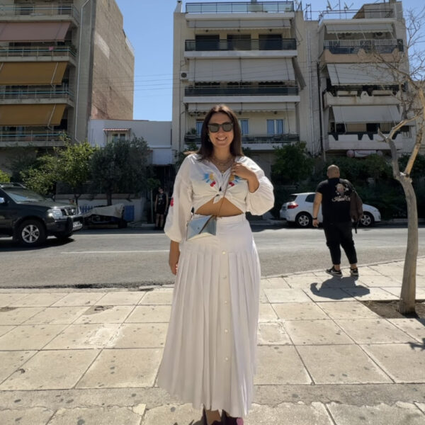 Δερμάτινη Τσάντα φάκελος - μεταλλικό χρυσό - Image 4