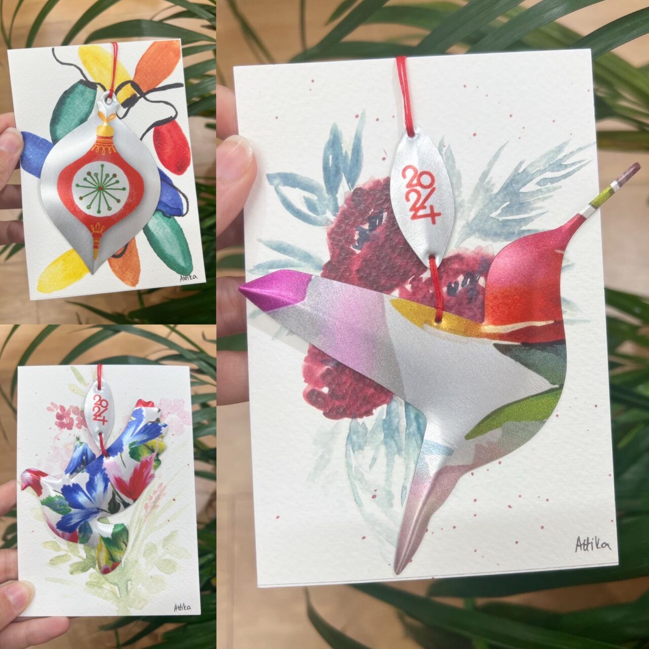 Χριστουγεννιάτικο στολίδι από αλουμίνιο