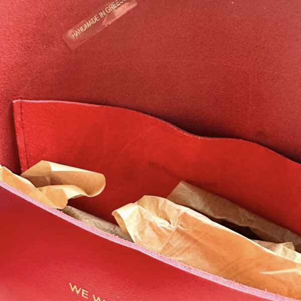 Καφέ Δερμάτινη Τσάντα ώμου - Image 2