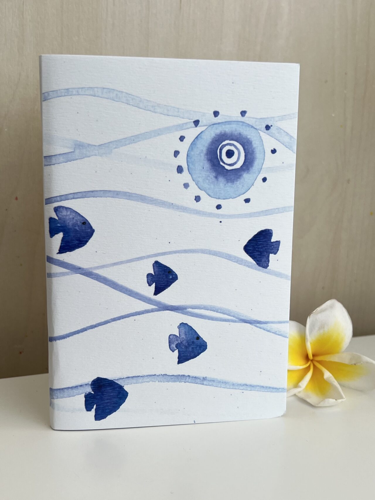 Χειροποίητο Σημειωματάριο - Καλοκαιρινά ψάρια!