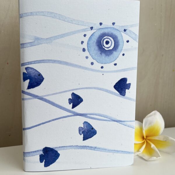 Χειροποίητο Σημειωματάριο - Καλοκαιρινά ψάρια!